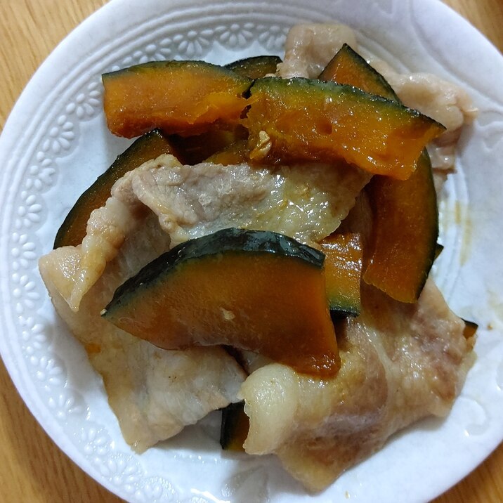 簡単！豚バラとカボチャ煮